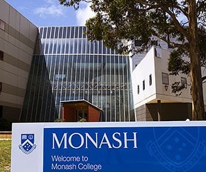 Monash is just down the road